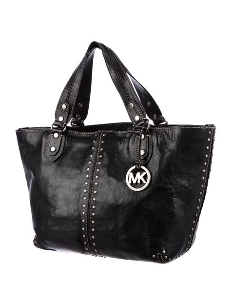 michael kors studded leather handbags